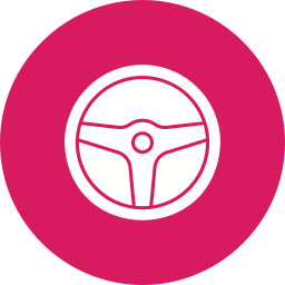 Steering wheel icon