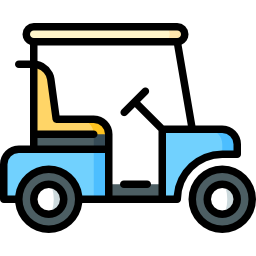 Golf cart icon