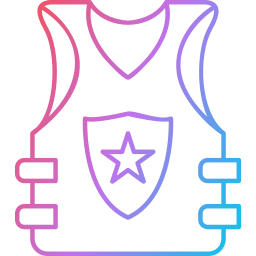 Bulletproof vest icon