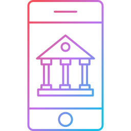 Mobile banking icon