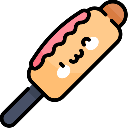 Corn dog icon