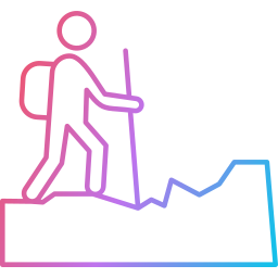 Пеший туризм иконка
