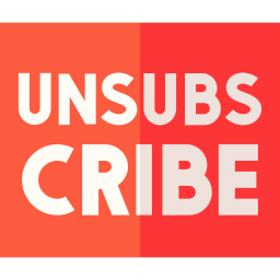 Unsubscribe icon