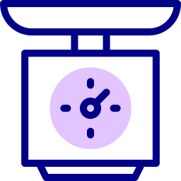 Weight scale icon