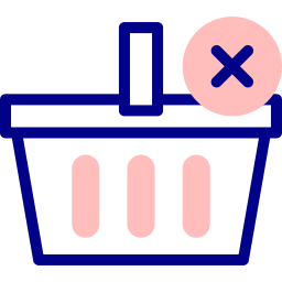 Remove from cart icon