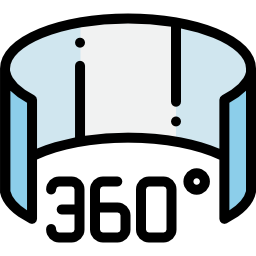 360 degrees icon