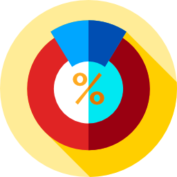 gráfico de pizza Ícone