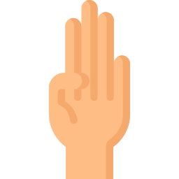 Pallava mudra icon