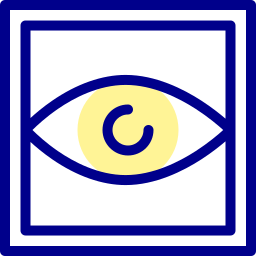 Red eye icon