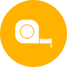 Measuring tape icon