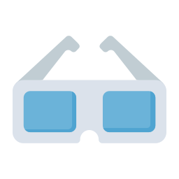 3d glasses icon