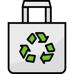 Eco bag icon