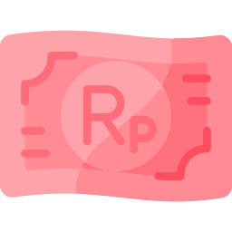 Indonesian rupiah icon