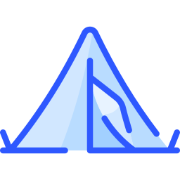 Camping tent icon