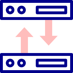 transfert de données Icône