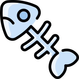 Fish bone icon