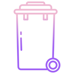 Trash bin icon