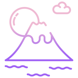 Fuji mountain icon