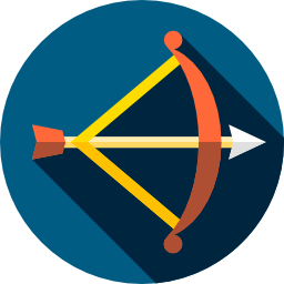 Bow and arrow icon