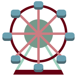 ruota panoramica icona