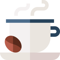 Hot coffee icon