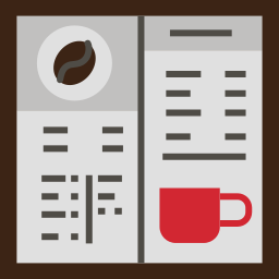 Coffee menu icon