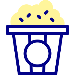 pop corn Icône