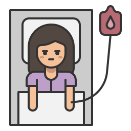 Blood transfusion icon