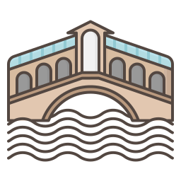 Rialto bridge icon