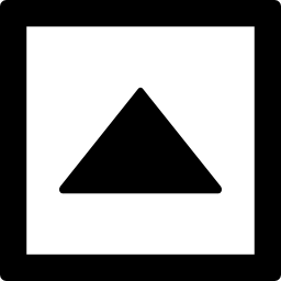 Up arrow button icon