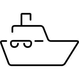 Boat ultrathin outline icon