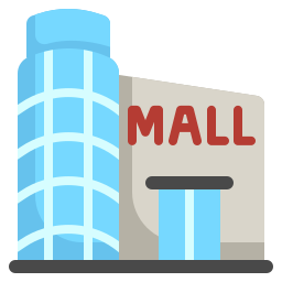 Shopping center icon