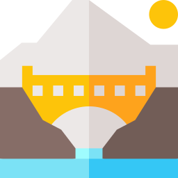 Wooden bridge icon