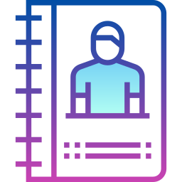 Contact book icon