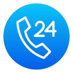 24 hours support icon