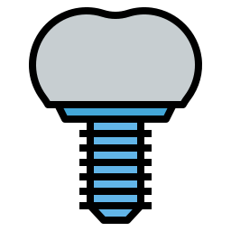 Dental implant icon