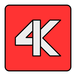 filme 4k Ícone