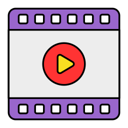 Video clip icon