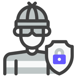 Theft insurance icon