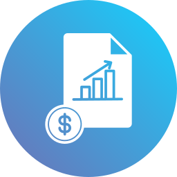 Financial report icon