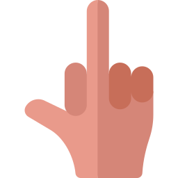 mittelfinger icon