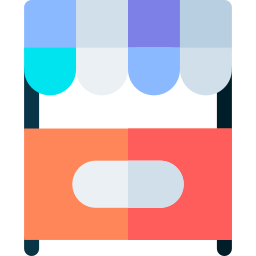 stand de nourriture Icône