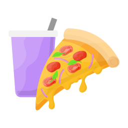 Pizza slice icon