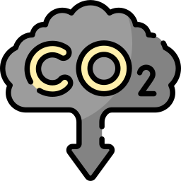 emissão de co2 Ícone