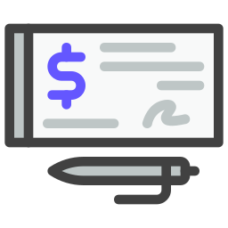 Cheque icon