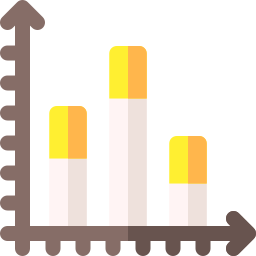 gráfico de barras Ícone