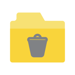 Trash bin icon