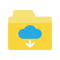 Cloud download icon