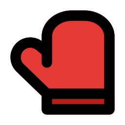 Oven glove icon