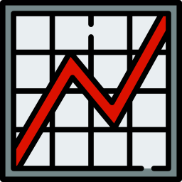 gráfico de barras Ícone